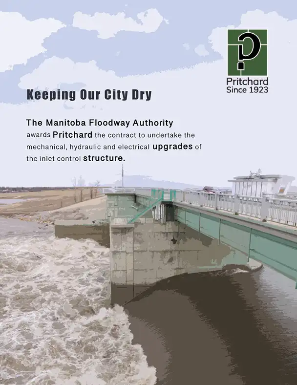 The Floodway in Winnipeg and Pritchard Hydra-motion